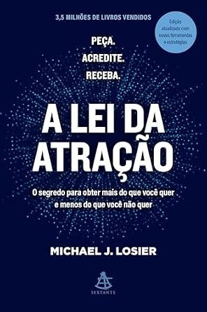 Capa do livro A Lei da Atração, de Michael J. Losier