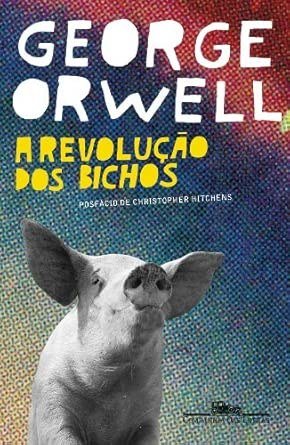 Capa do livro A Revolução dos Bichos, de George Orwell