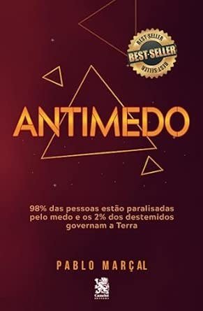 Capa do livro Antimedo, de Pablo Marçal