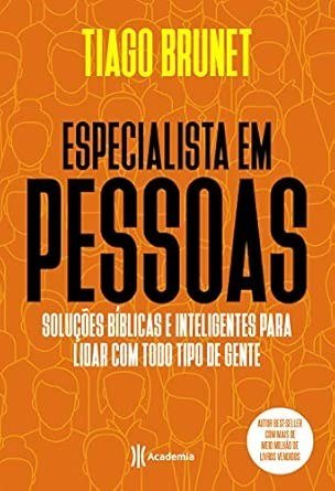 Capa do livro Especialista em Pessoas, de Tiago Brunet