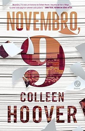 Capa do livro Novembro, 9, de Colleen Hoover