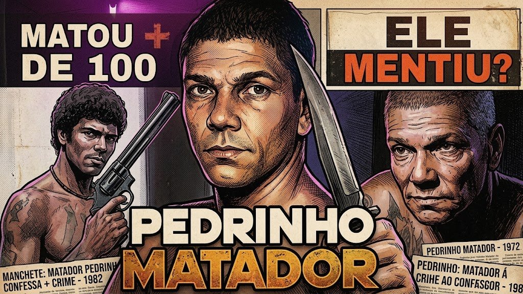 Do crime real às páginas da ficção: quem foi Pedrinho Matador e como sua vida superou o suspense dos livros