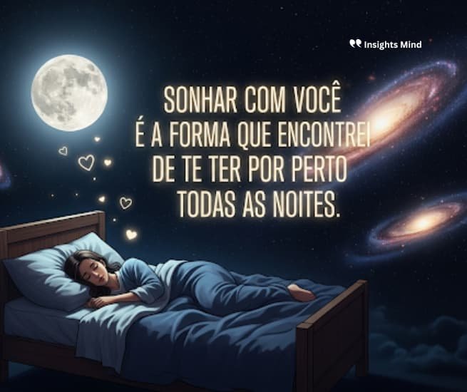 Frase poética de amor à distância