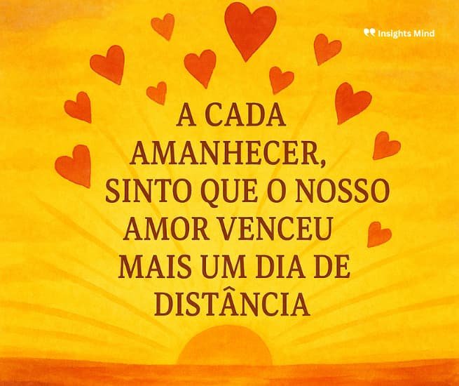 Frase de esperança no amor