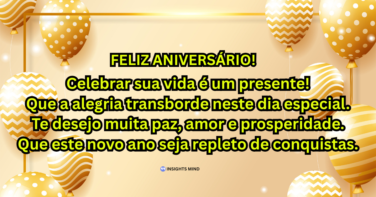 Mensagem de aniversário sobre novo ano de vida 6