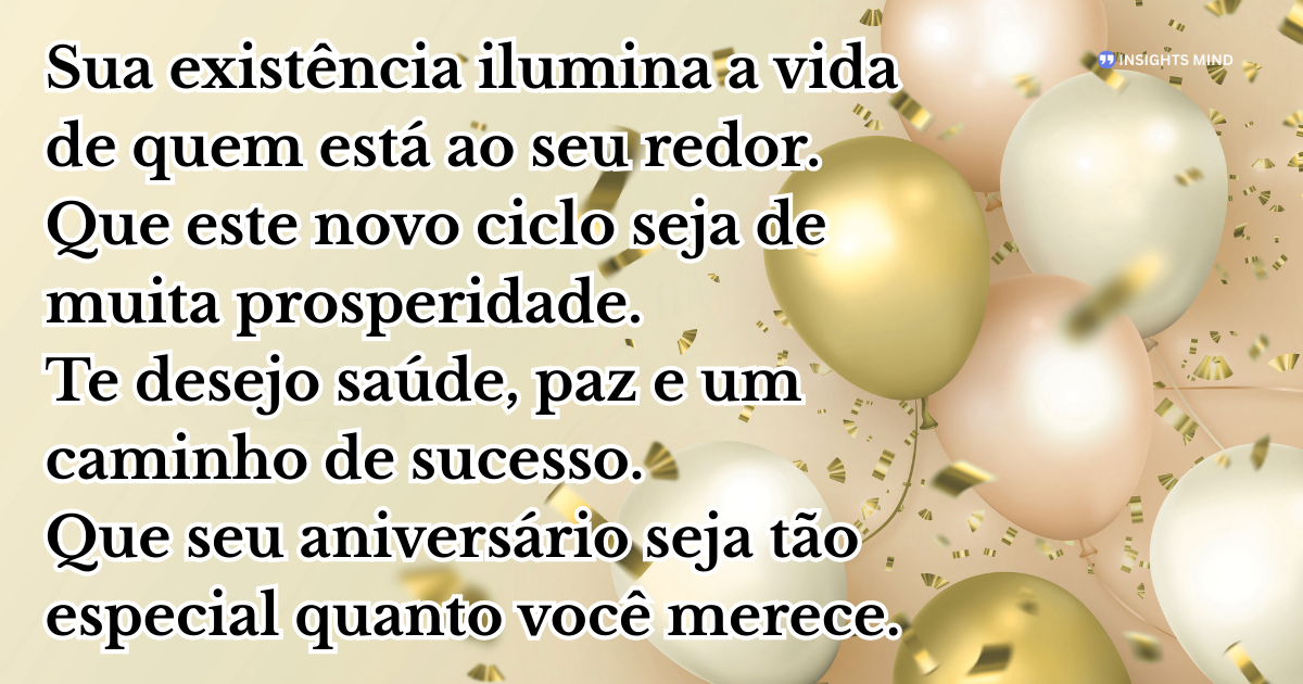 Mensagem de aniversário sobre novo ano de vida 9