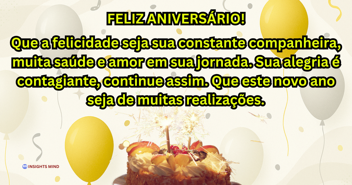 Mensagem de aniversário sobre novo ano de vida 10