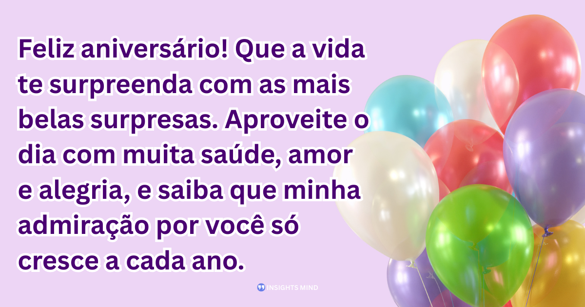 Mensagem de aniversário para uma amiga especial