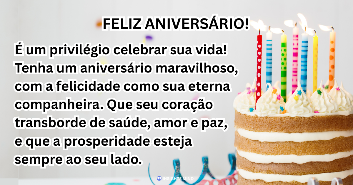 Mensagem de aniversário especial