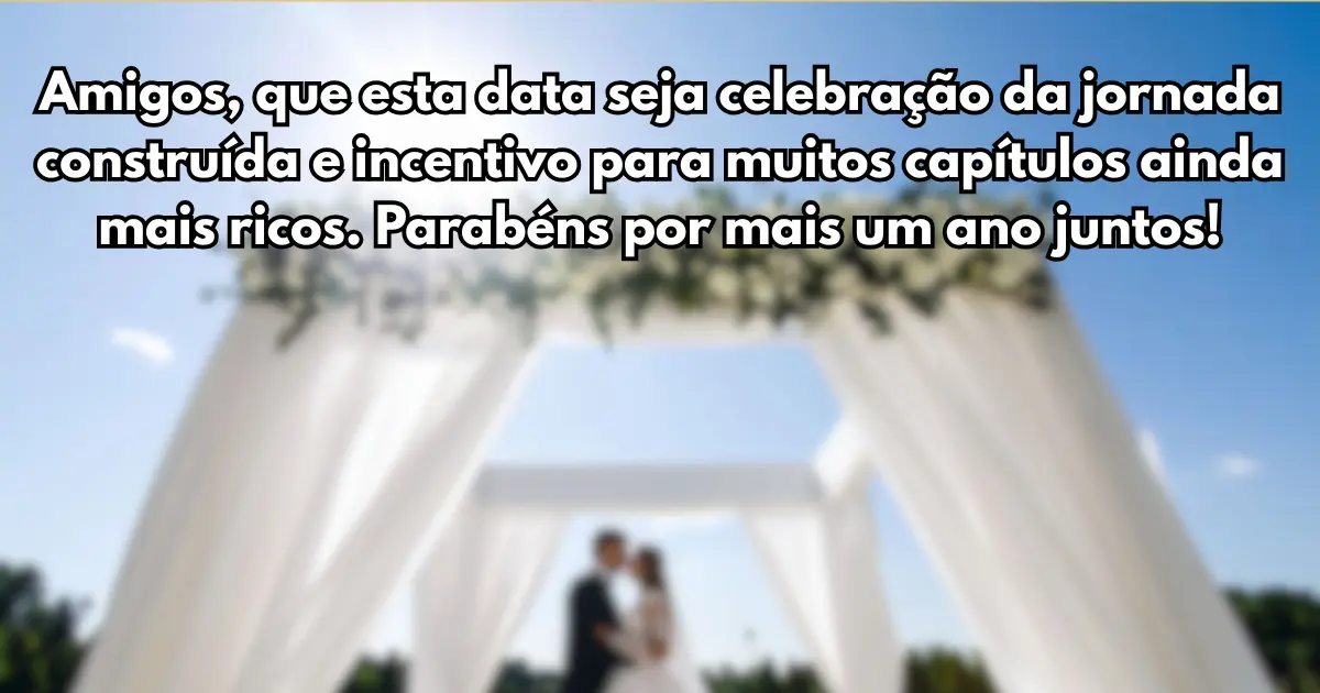 Mensagem de aniversário de casamento 20