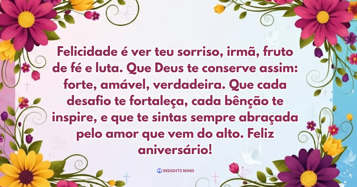 mensagem de aniversário para irmã emocionante de deus 7