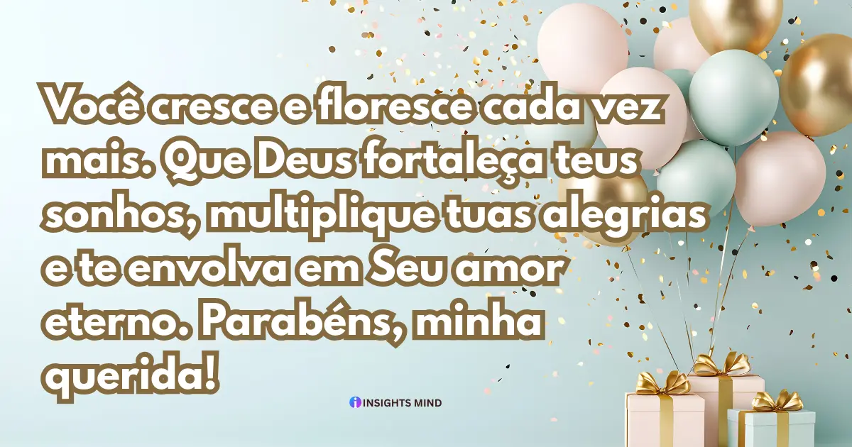 mensagens de parabéns para sobrinha 13