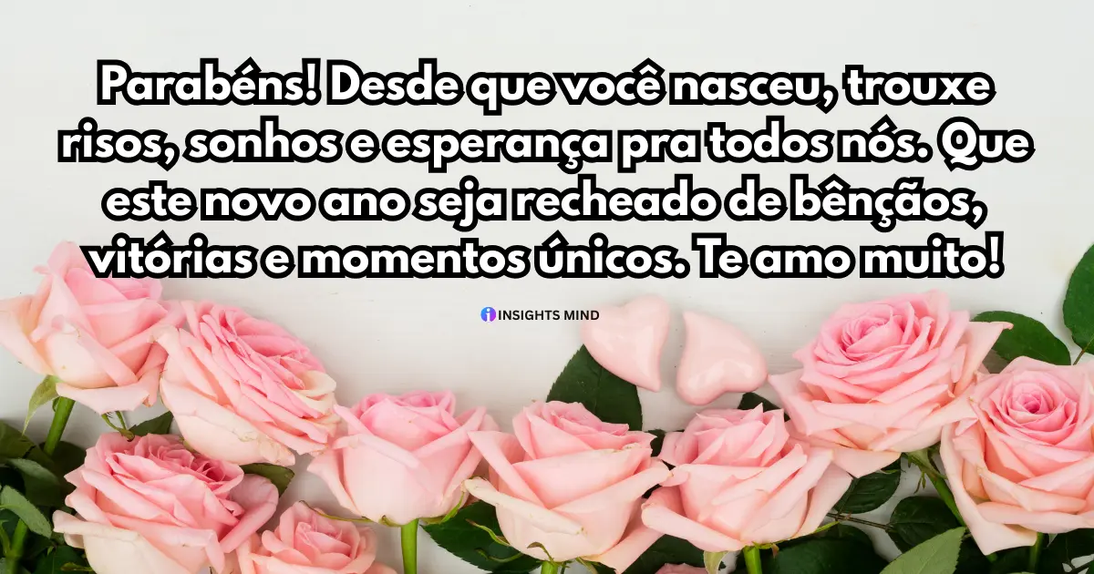 frase de aniversário para sobrinha