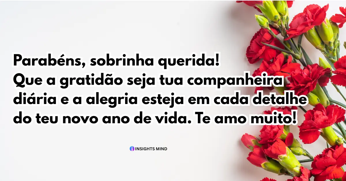 mensagens de parabéns para sobrinha 8