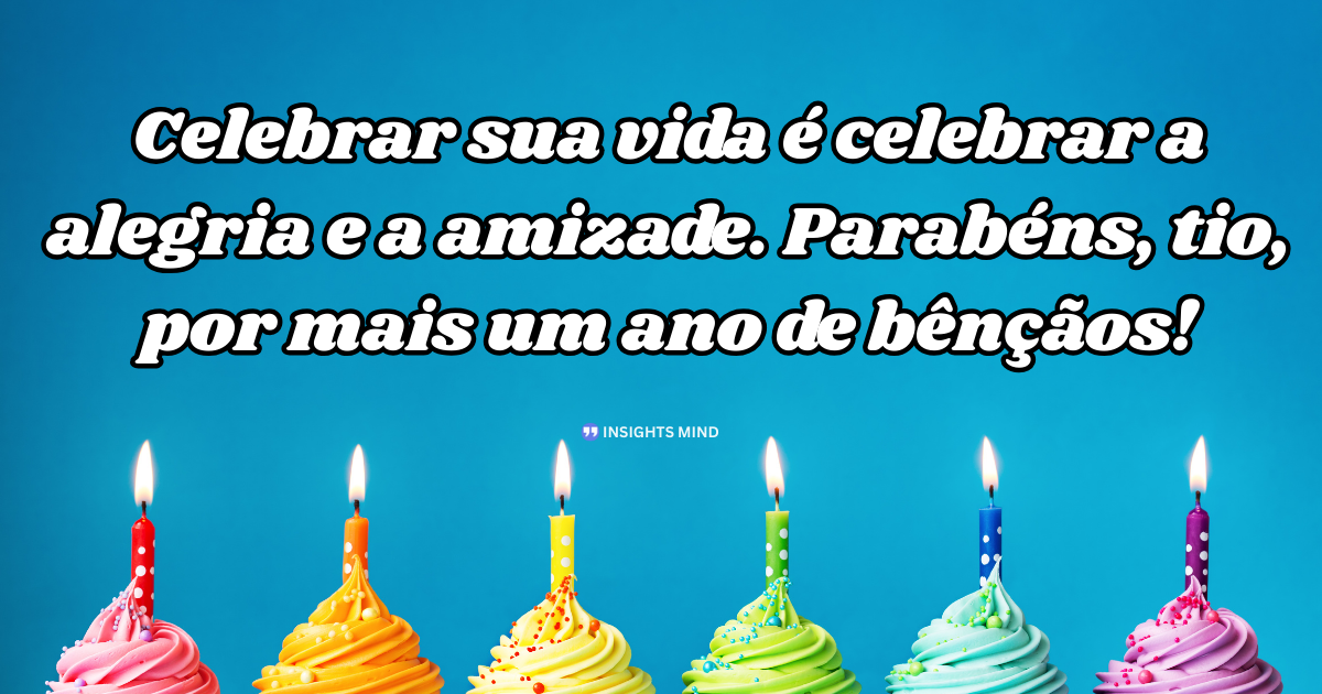 Mensagem de aniversário para Tio