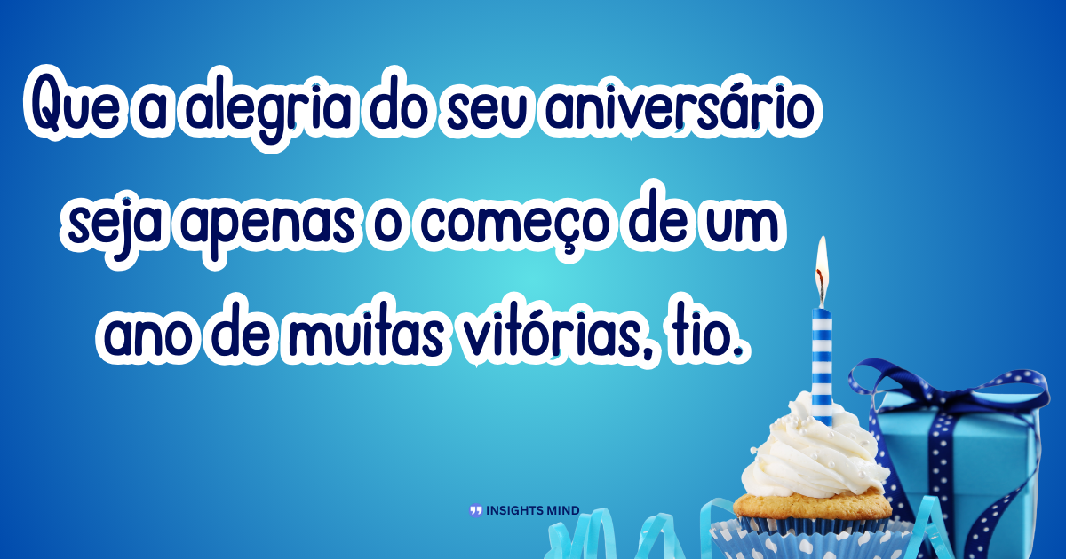 Mensagem de aniversário para Tio