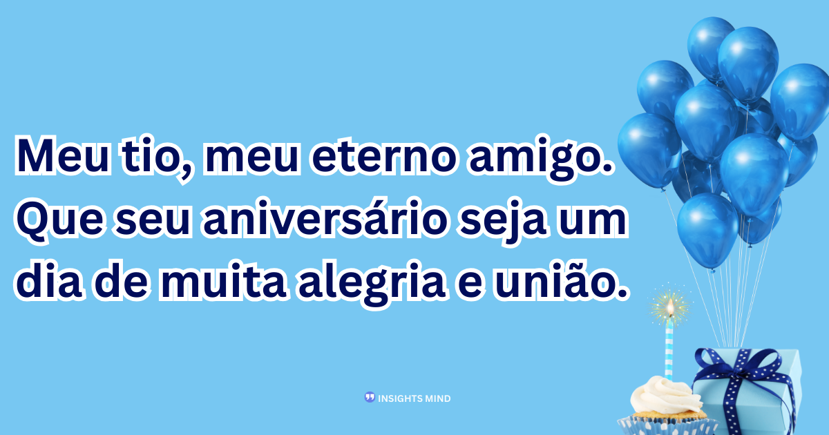 Mensagem de aniversário para Tio