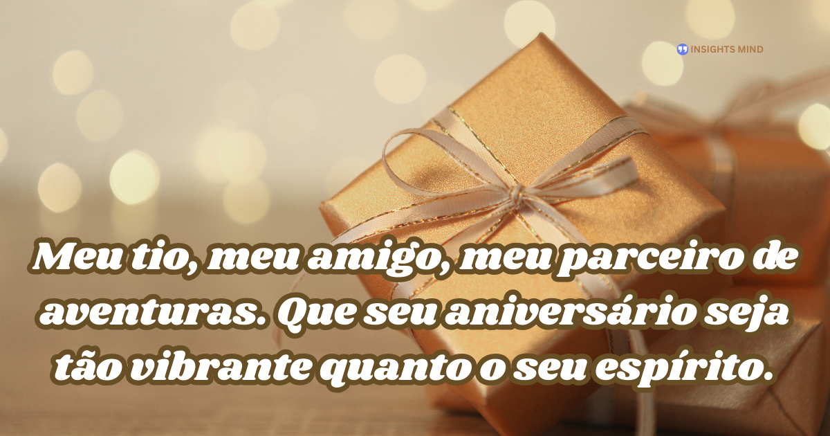 Mensagem de aniversário para Tio
