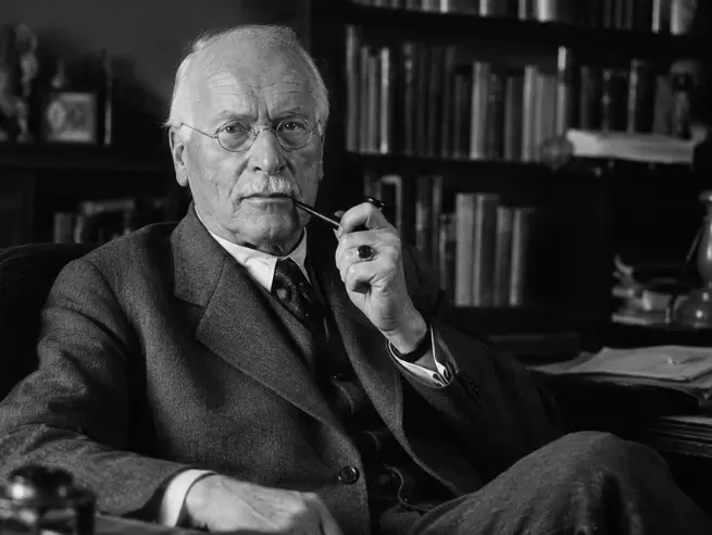 Retrato do psicanalista Carl Jung