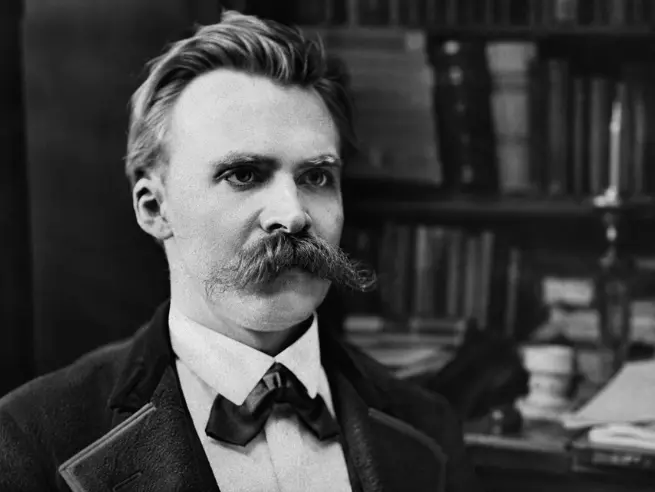 Retrato do filósofo Friedrich Nietzsche