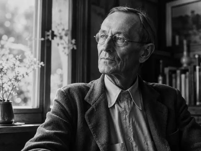 Retrato do escritor Hermann Hesse