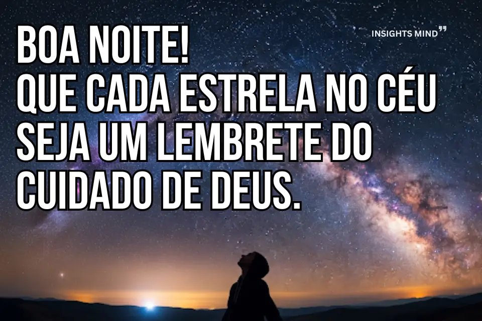 Mensagens de bênçãos para uma noite protegida. - Frase 8