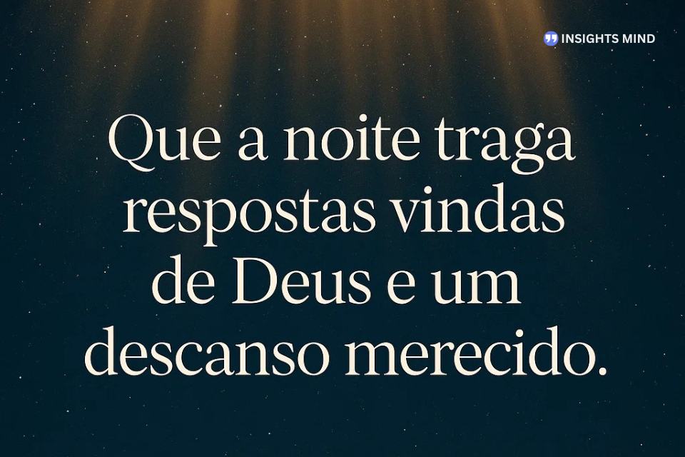 Mensagem de fé e descanso com Deus - Frase 10