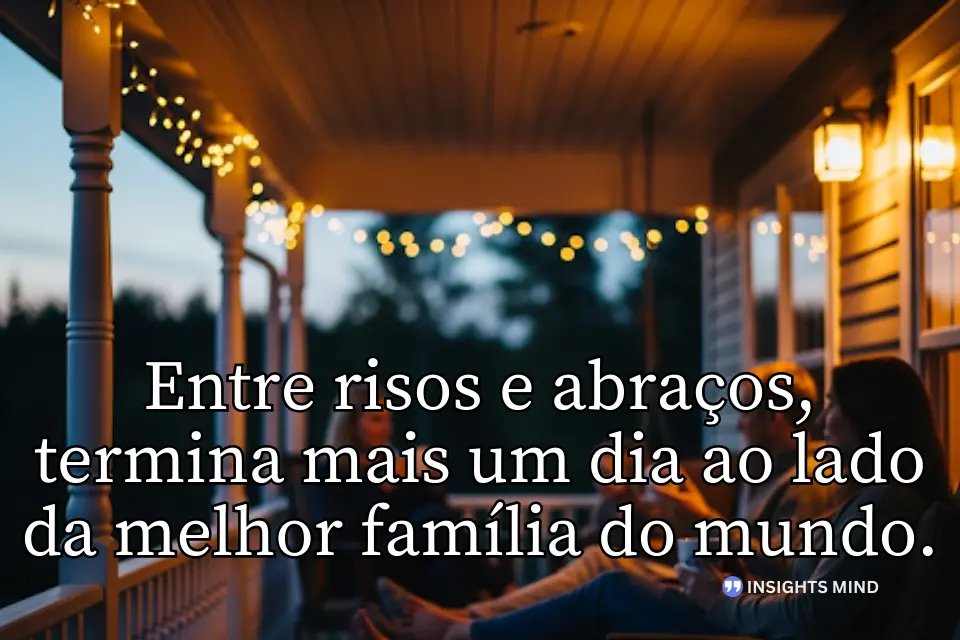 Mensagem de gratidão pela família - Frase 10