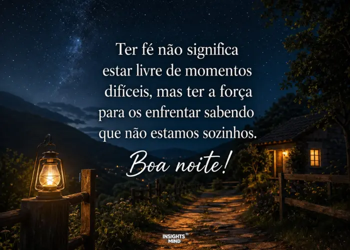 Boa noite com fé