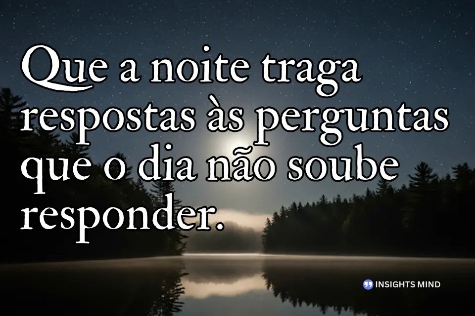Frases para refletir sobre o dia. - Frase 1