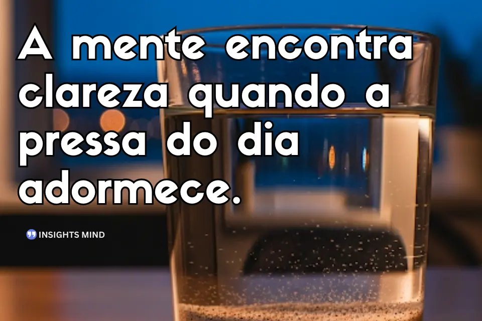 Frases para refletir sobre o dia. - Frase 5