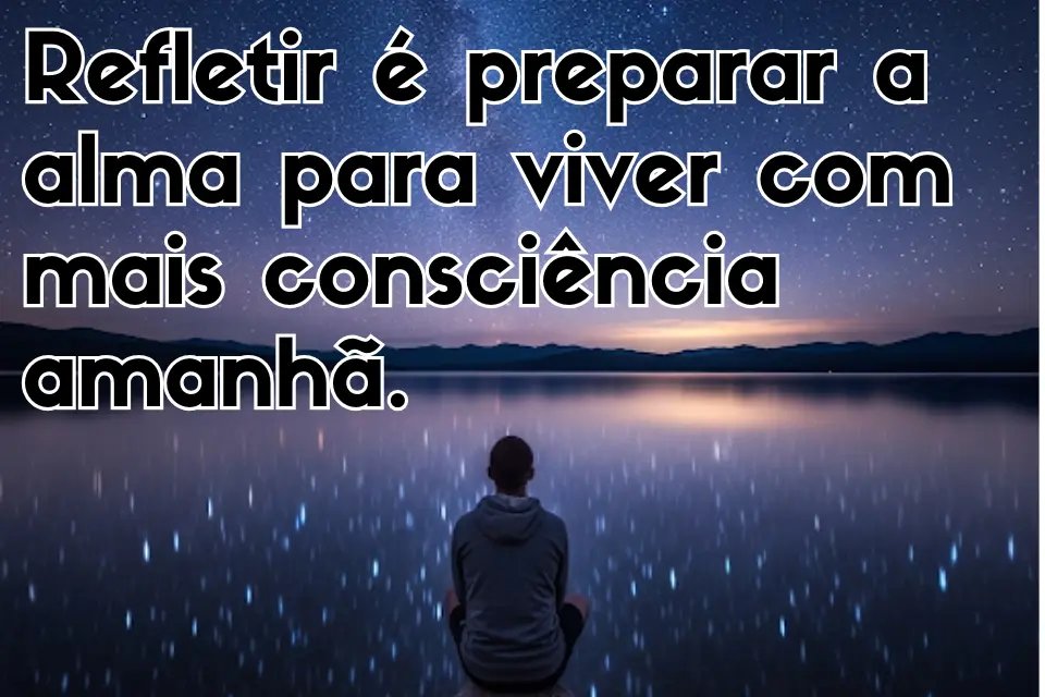 Frases para refletir sobre o dia. - Frase 20