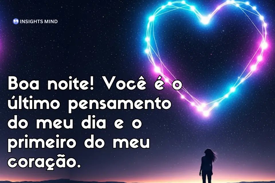 Boa noite com carinho e conexão amorosa. - Frase 18