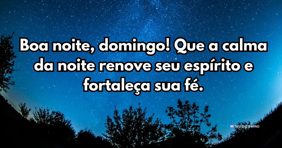 Boa noite domingo 1
