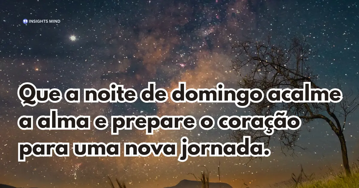 Boa noite domingo 12
