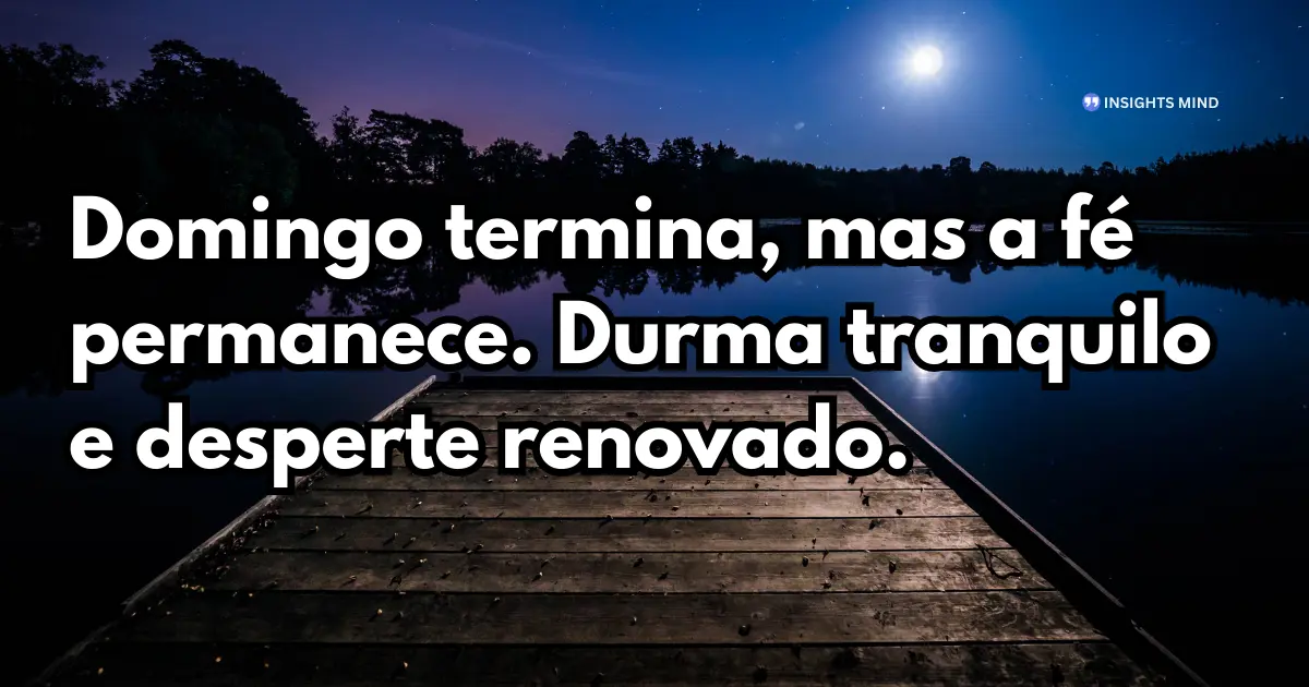 Boa noite domingo 14