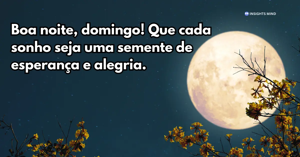 Boa noite domingo 9