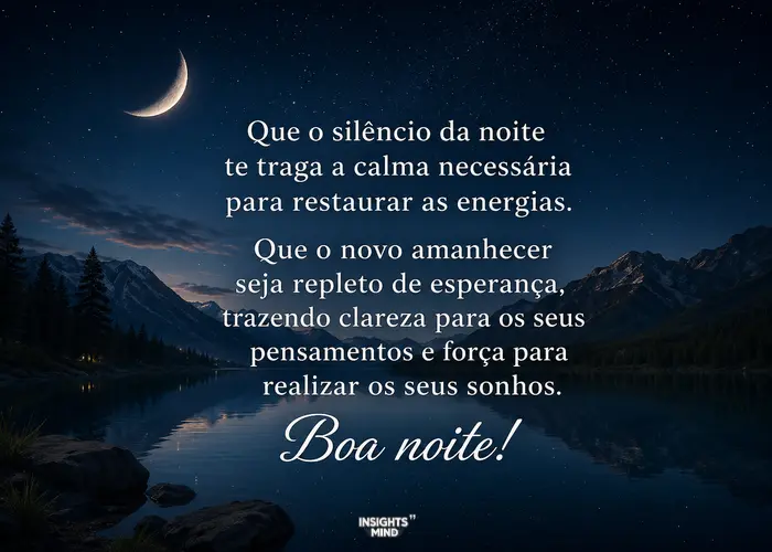 Boa noite caminho-sonho