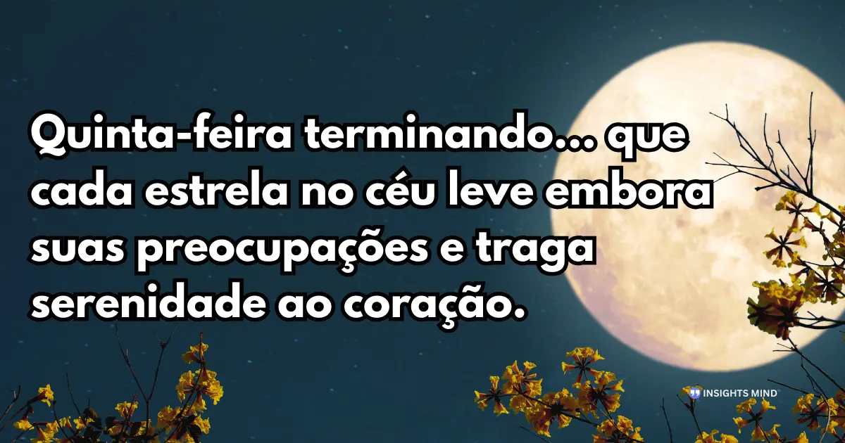 Boa noite quinta-feira 2