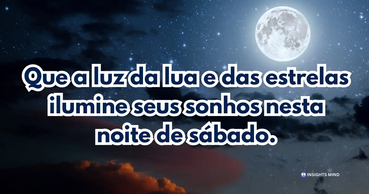 Boa noite sábado 12