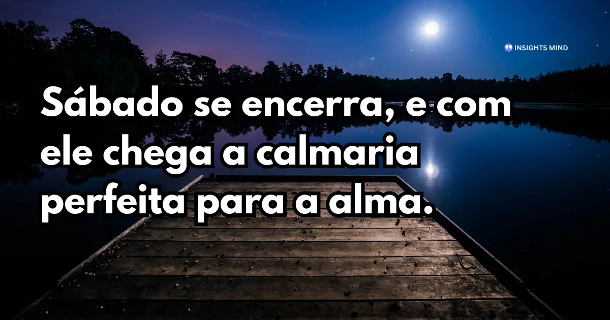 Boa noite sábado 18