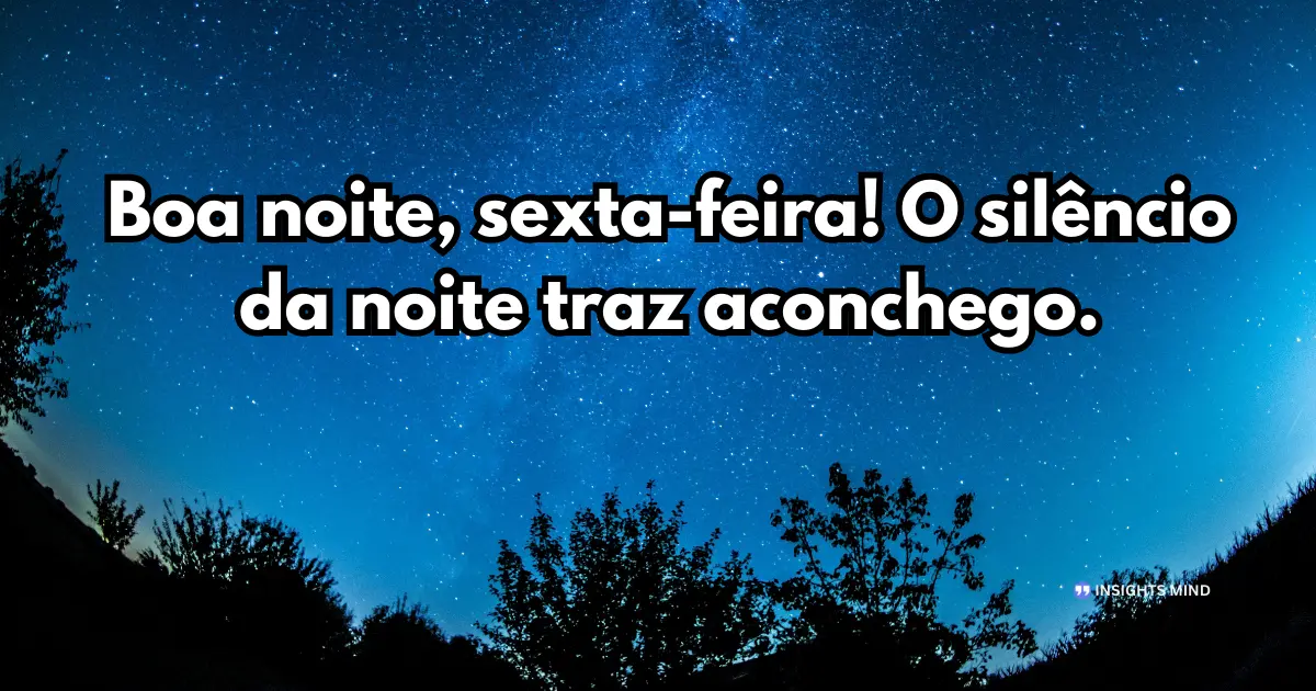 Boa noite sexta-feira 5