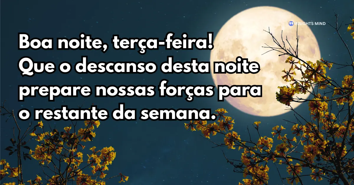 Boa noite terça-feira 1