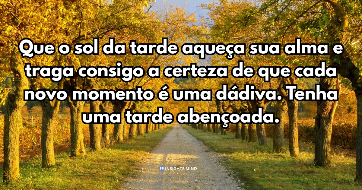 Mensagem de Boa Tarde