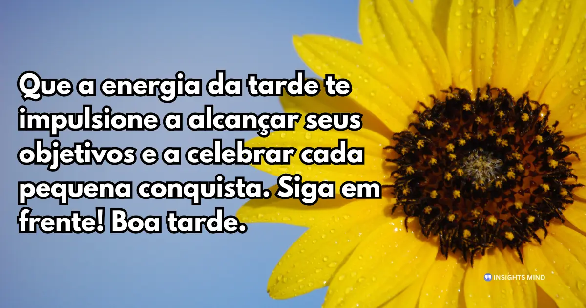 Mensagem de Boa Tarde