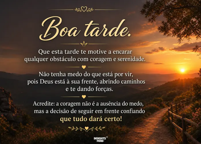 Boa tarde