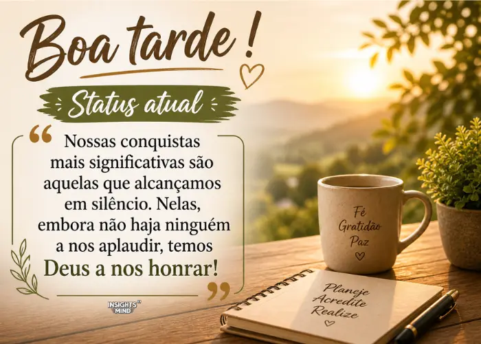 Nossas conquistas mais significativas são aquelas que alcançamos em silêncio