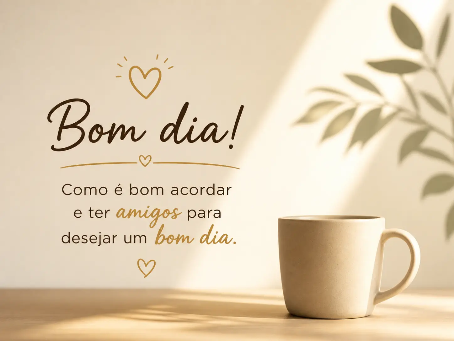 Frase motivacional de bom dia