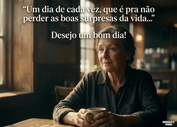 Frase de bom dia sobre a vida
