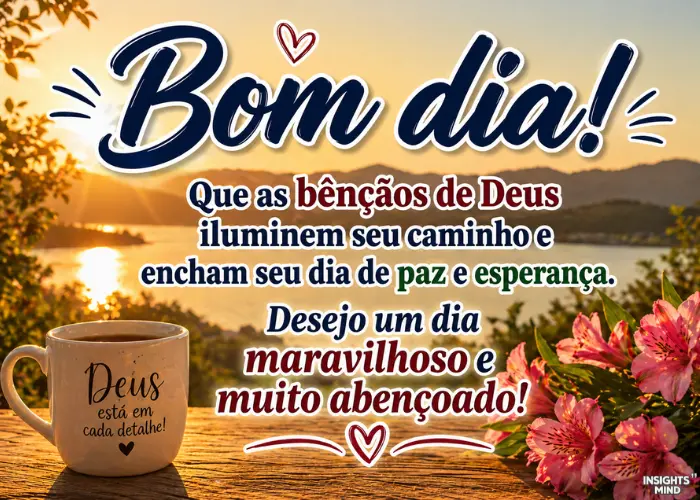 Frase positiva de bom dia